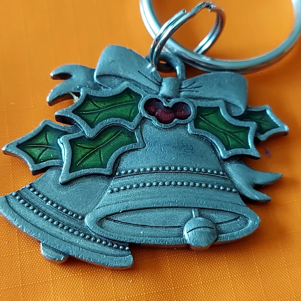 Set Of 3 Pewter Key Rings - Picture 8 of 11